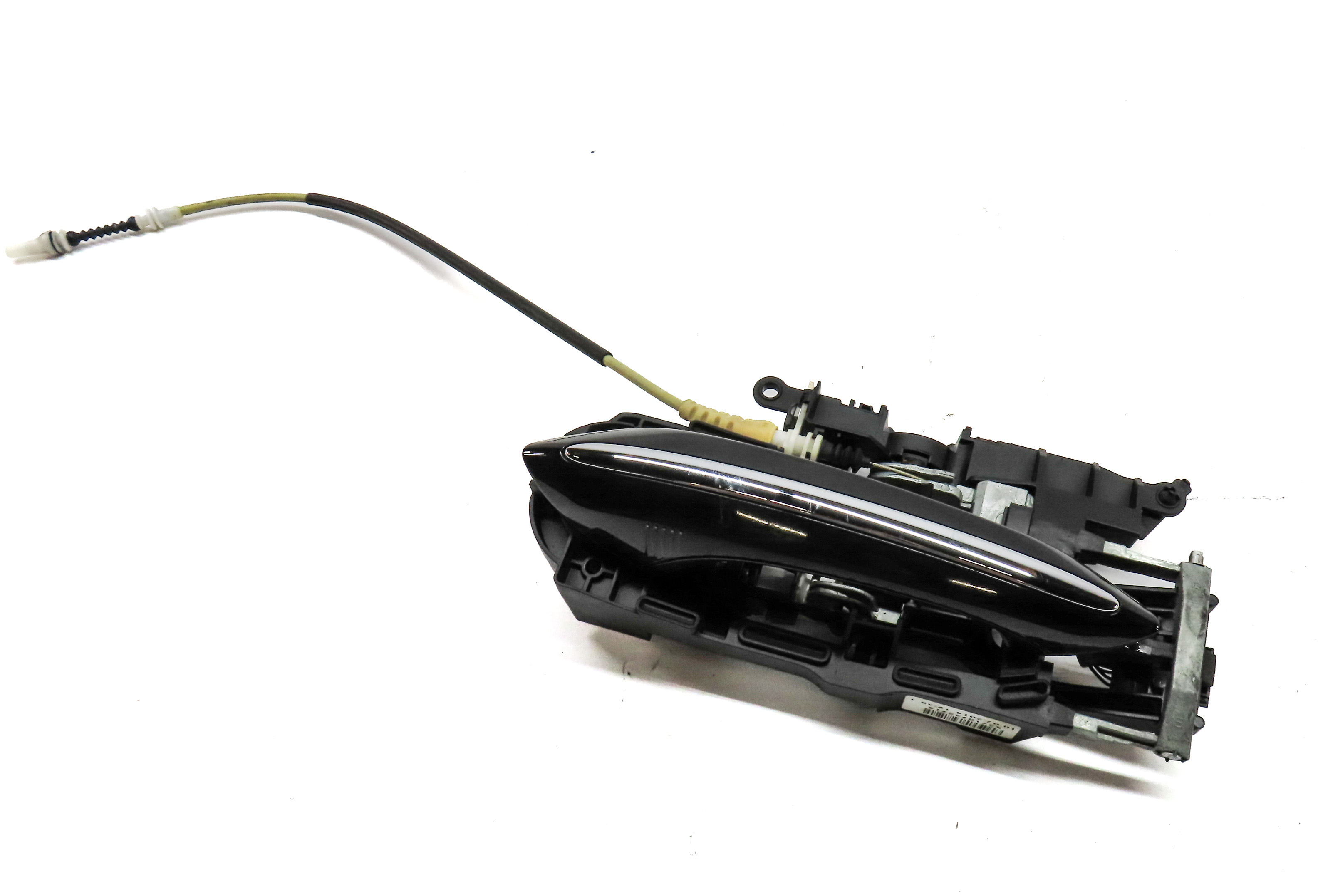 09-18 BMW 528i 535i 550i 740i 750i 760i LEFT REAR COMFORT DOOR HANDLE (Black) — exact item pictured